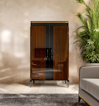 VICTOR - Wooden bar cabinet by A.R. Arredamenti - view 3